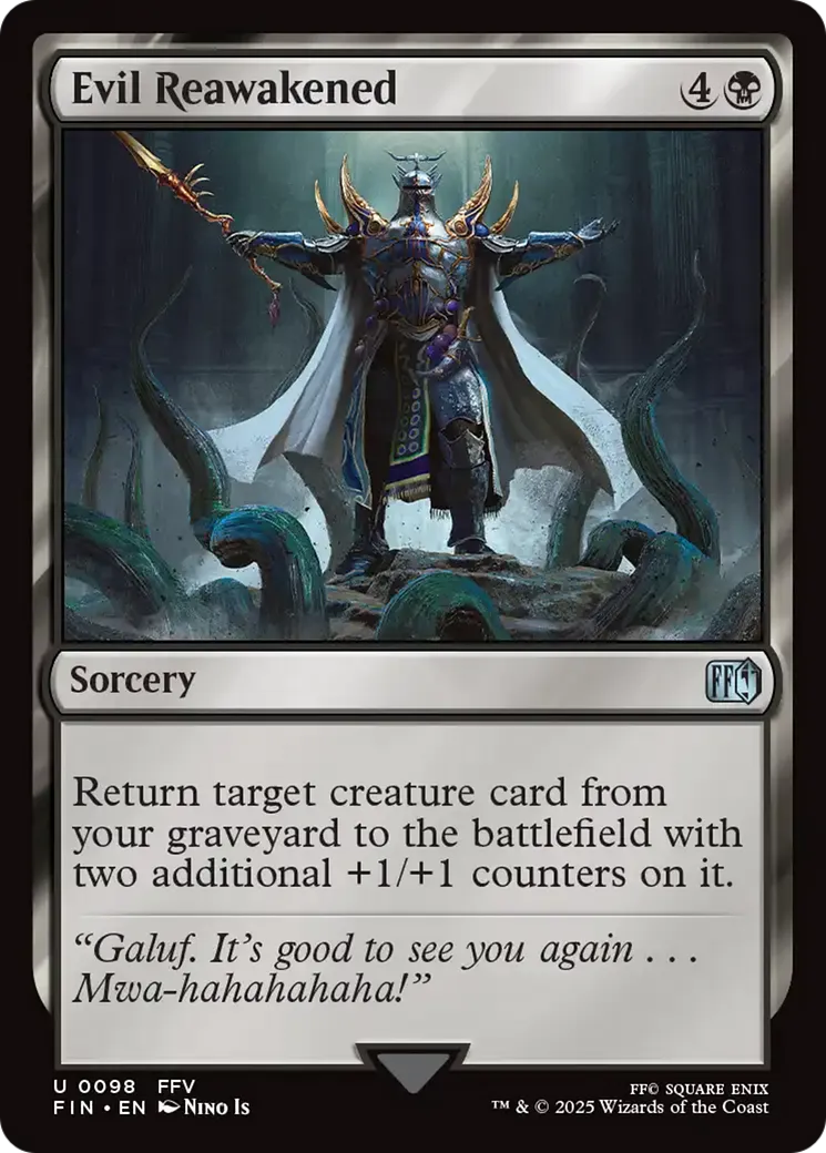 L'esprit du mal ressuscité — Final Fantasy — Magic: The Gathering