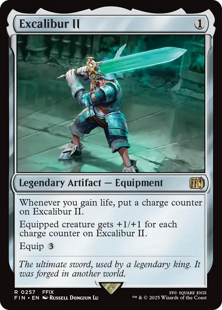 Excalibur II — Final Fantasy — Magic: The Gathering