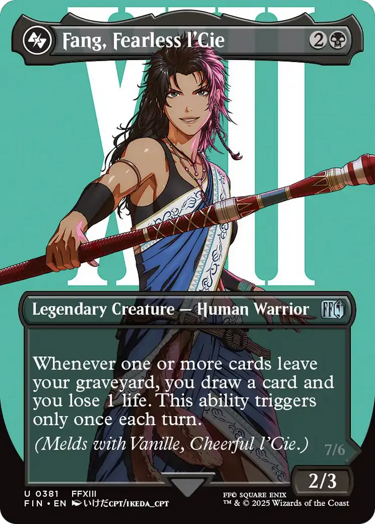 Fang, Fearless l'Cie // Ragnarok, Divine Deliverance — Final Fantasy — Magic: The Gathering