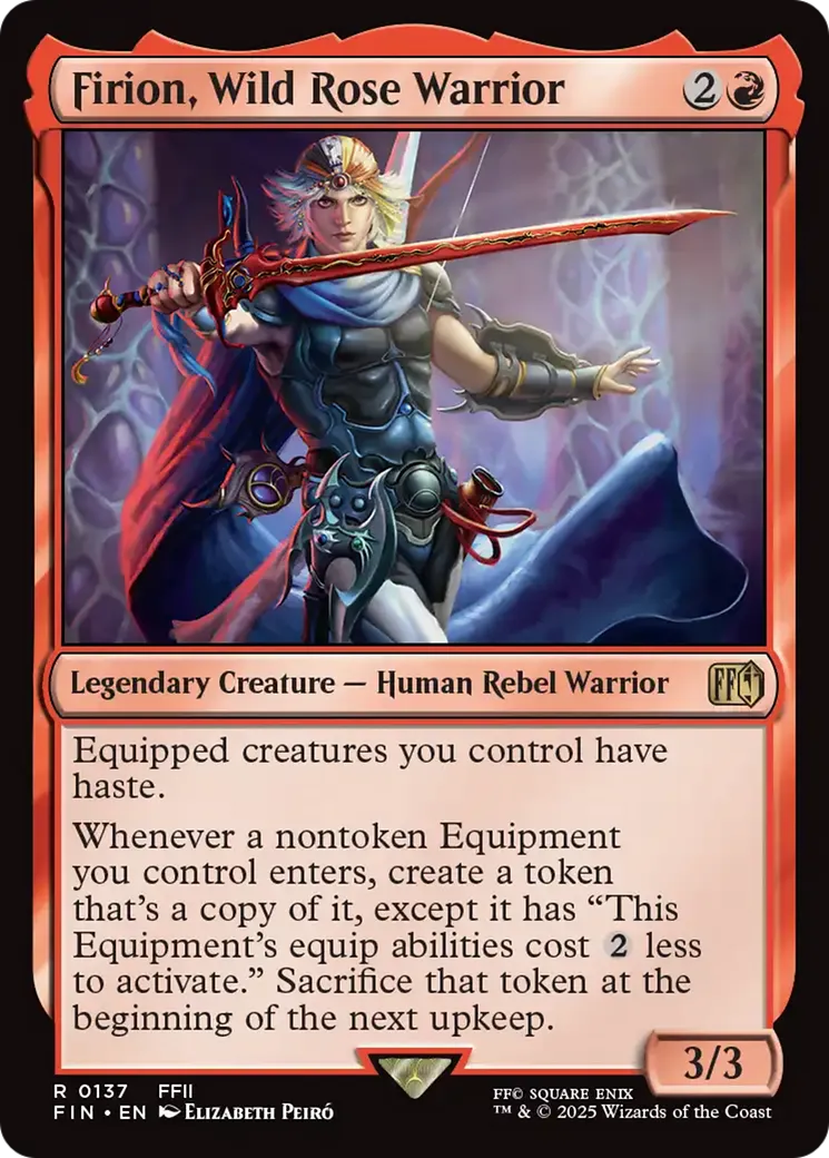 Firion, Wild Rose Warrior — Final Fantasy — Magic: The Gathering