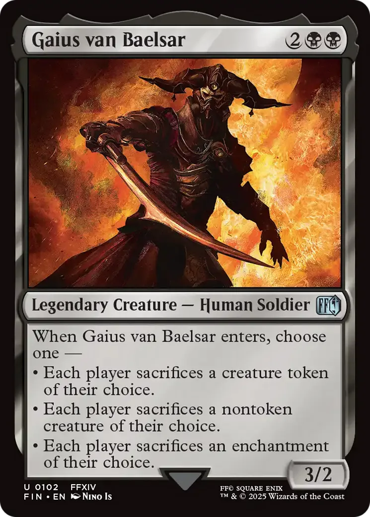 Gaius van Baelsar — Final Fantasy — Magic: The Gathering