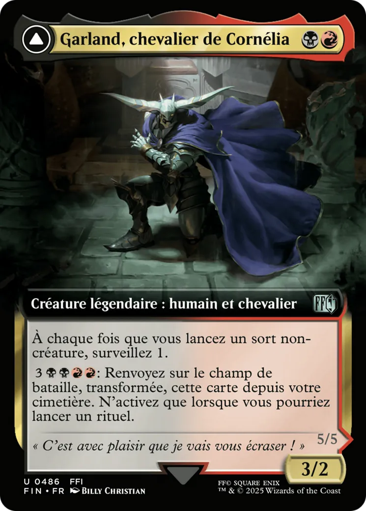 Garland, Knight of Cornelia // Chaos, the Endless — Final Fantasy — Magic: The Gathering