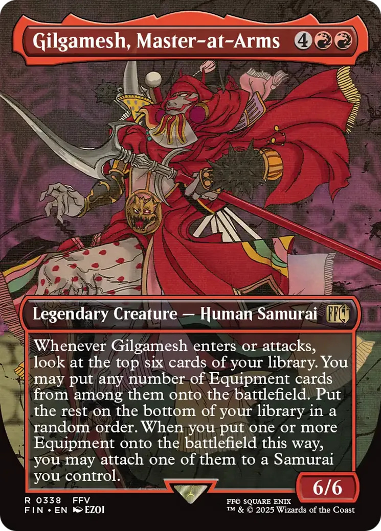 Gilgamesh, Master-at-Arms — Final Fantasy — Magic: The Gathering