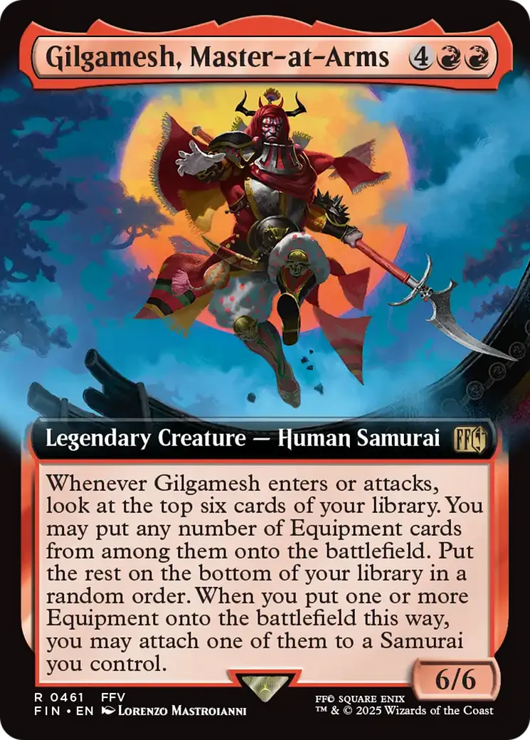 Gilgamesh, Master-at-Arms — Final Fantasy — Magic: The Gathering