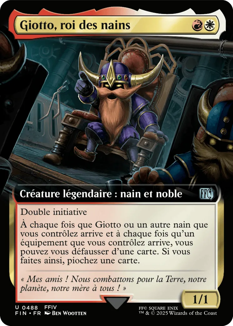 Giotto, roi des nains — Final Fantasy — Magic: The Gathering