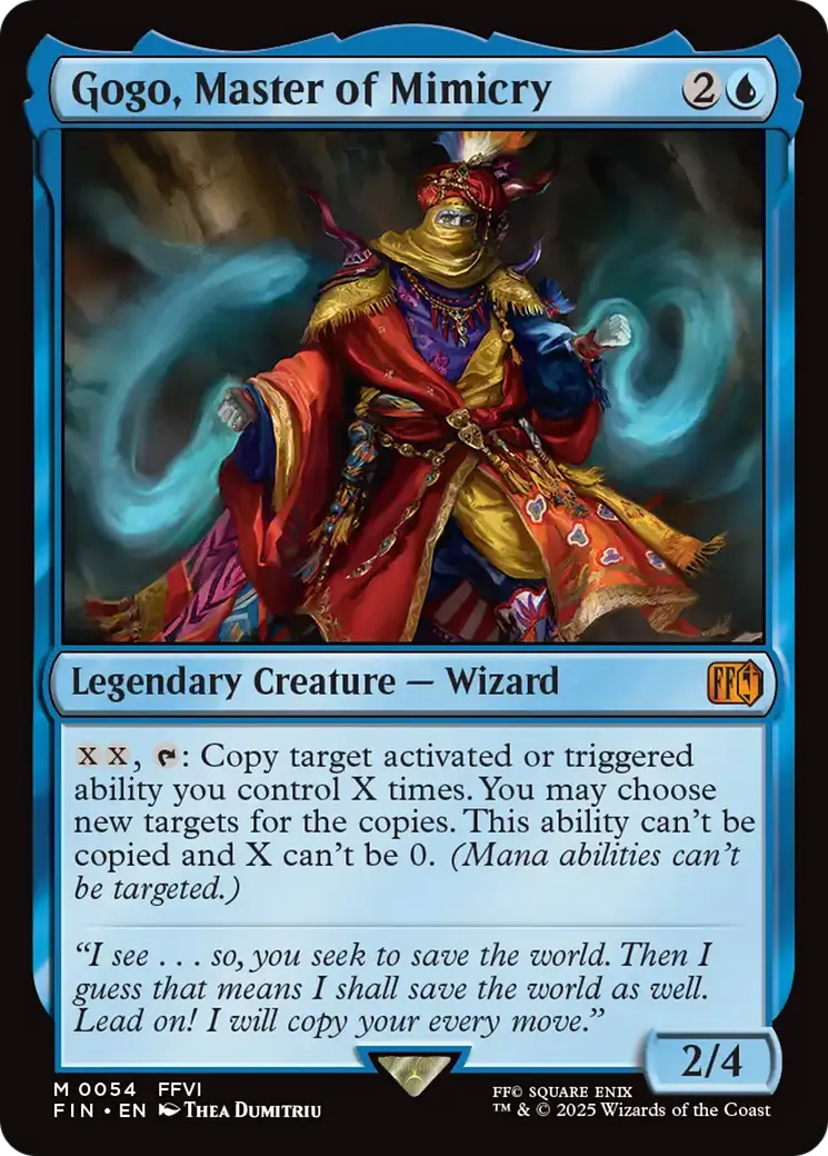 Gogo, Master of Mimicry — Final Fantasy — Magic: The Gathering