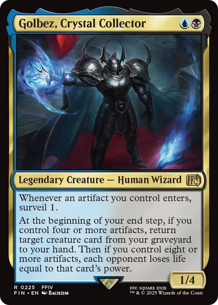 Golbez, convoiteur de cristaux — Final Fantasy — Magic: The Gathering