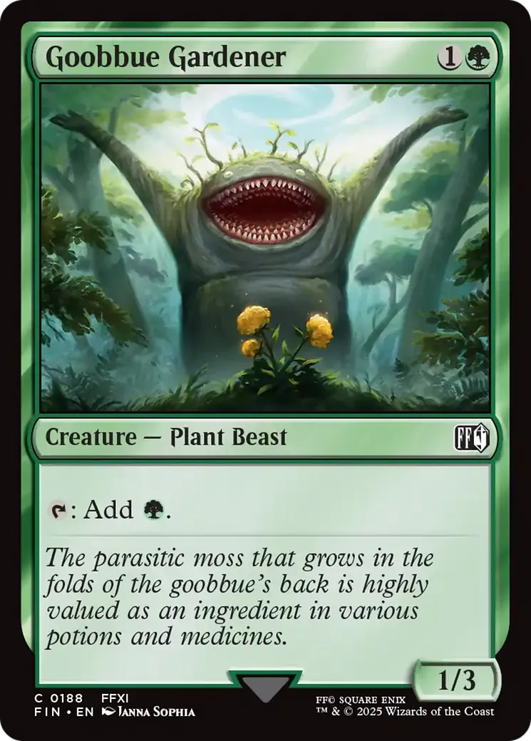 Goobbue jardinier — Final Fantasy — Magic: The Gathering
