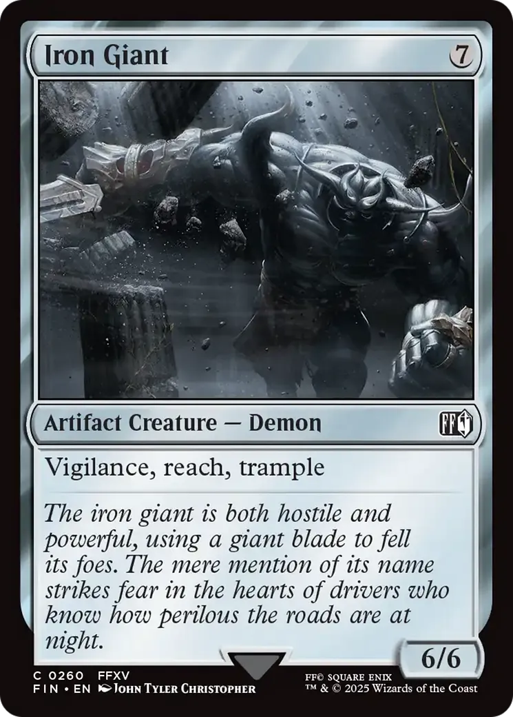 Géant de fer — Final Fantasy — Magic: The Gathering
