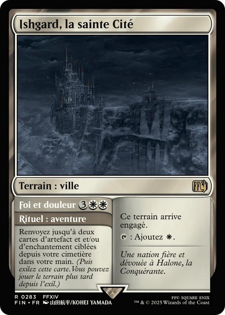 Ishgard, la sainte Cité // Foi et douleur — Final Fantasy — Magic: The Gathering
