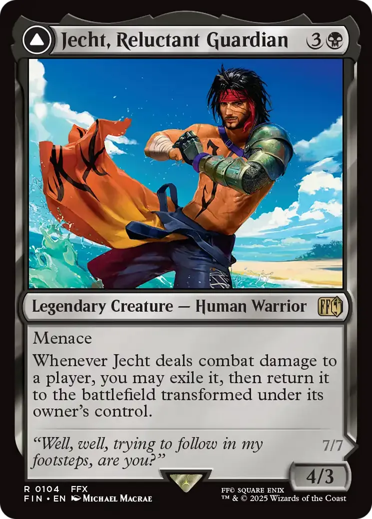 Jecht, Reluctant Guardian // Braska's Final Aeon — Final Fantasy — Magic: The Gathering