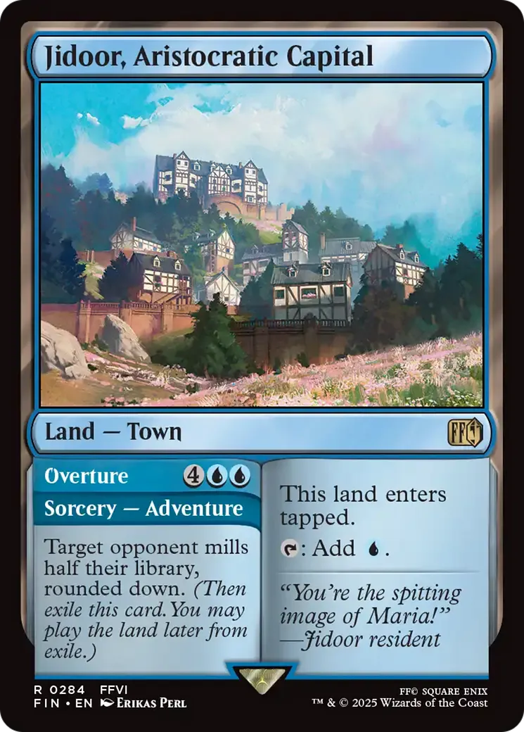 Jidoor, Aristocratic Capital // Overture — Final Fantasy — Magic: The Gathering