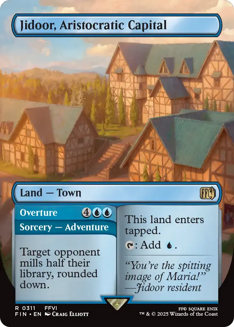 Jidoor, Aristocratic Capital // Overture — Final Fantasy — Magic: The Gathering