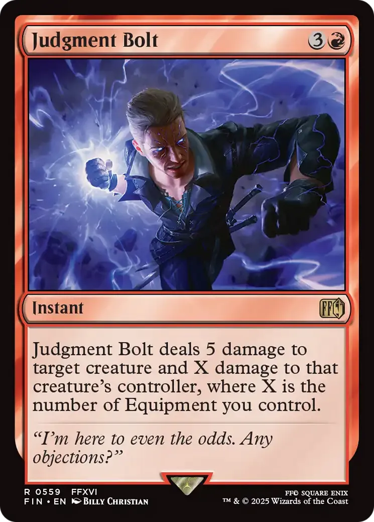 Foudre du jugement — Final Fantasy — Magic: The Gathering