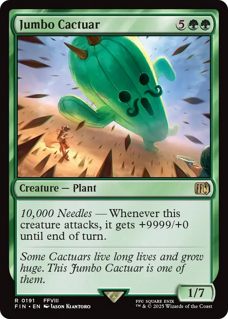 Jumbo Cactuar — Final Fantasy — Magic: The Gathering