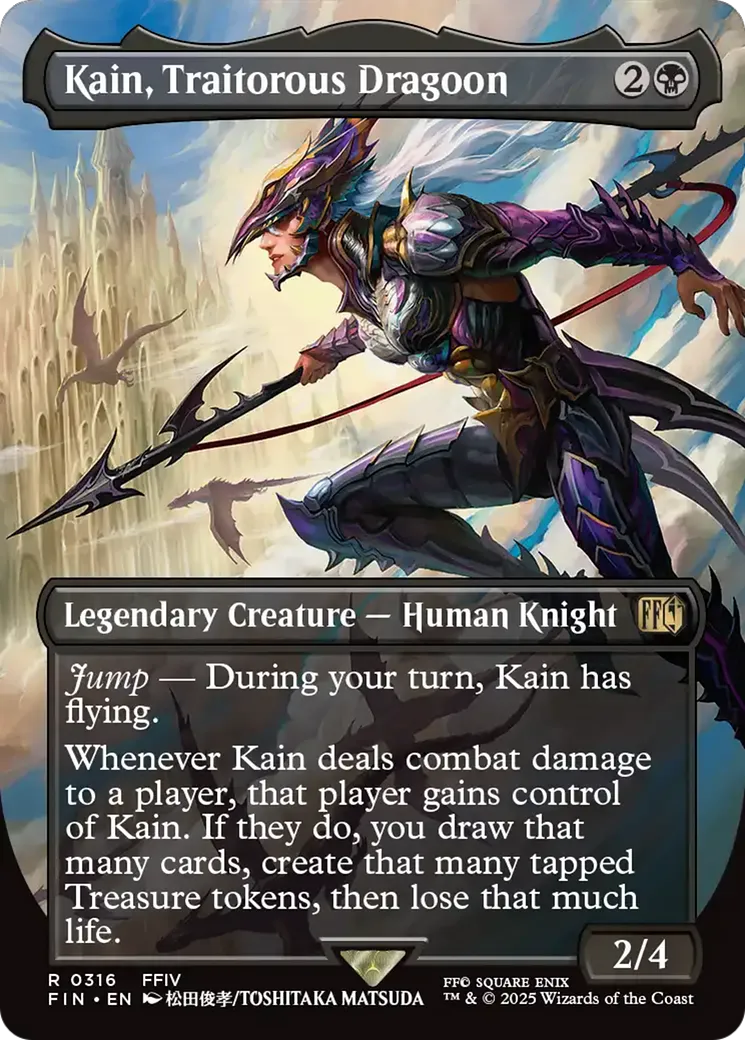 Kaïn, chevalier dragon torturé — Final Fantasy — Magic: The Gathering