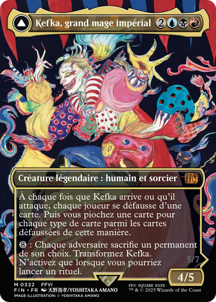 Kefka, Court Mage // Kefka, Ruler of Ruin — Final Fantasy — Magic: The Gathering