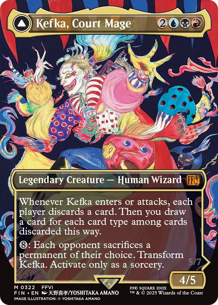 Kefka, Court Mage // Kefka, Ruler of Ruin — Final Fantasy — Magic: The Gathering
