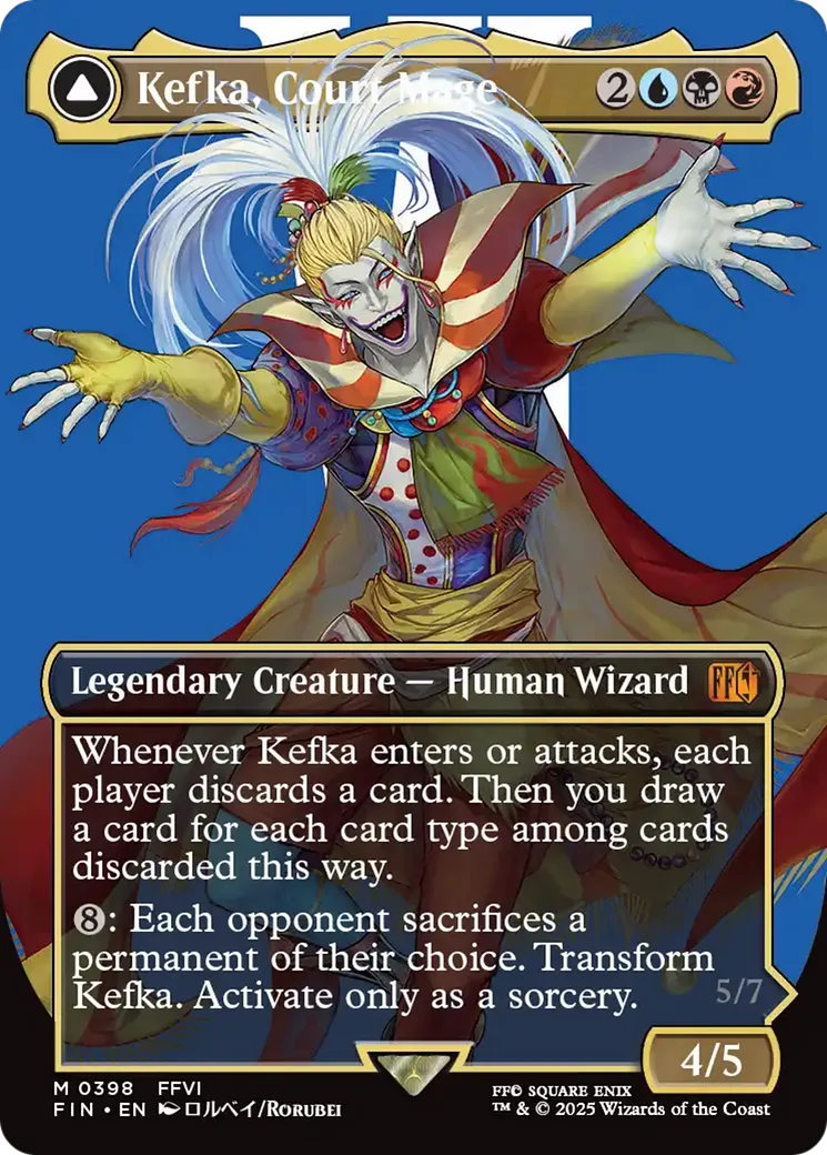 Kefka, Court Mage // Kefka, Ruler of Ruin — Final Fantasy — Magic: The Gathering