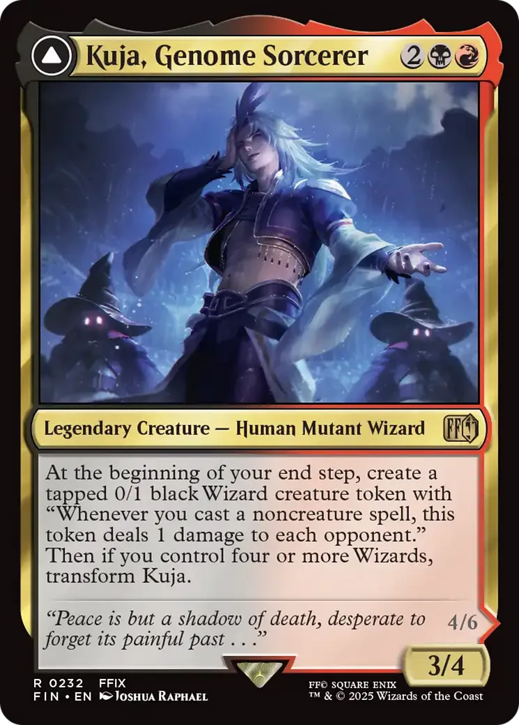 Kuja, Genome Sorcerer // Trance Kuja, Fate Defied — Final Fantasy — Magic: The Gathering