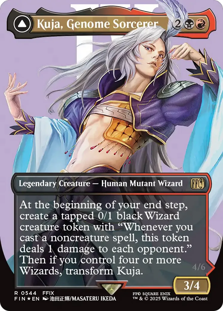 Kuja, Genome Sorcerer // Trance Kuja, Fate Defied — Final Fantasy — Magic: The Gathering