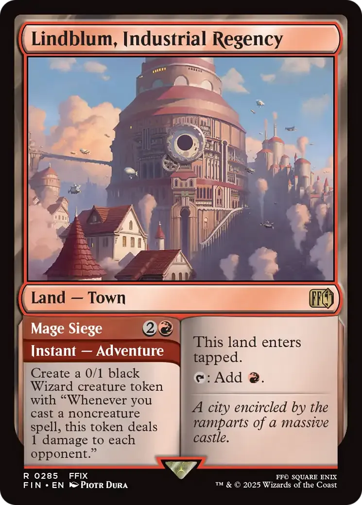 Lindblum, Industrial Regency // Mage Siege — Final Fantasy — Magic: The Gathering