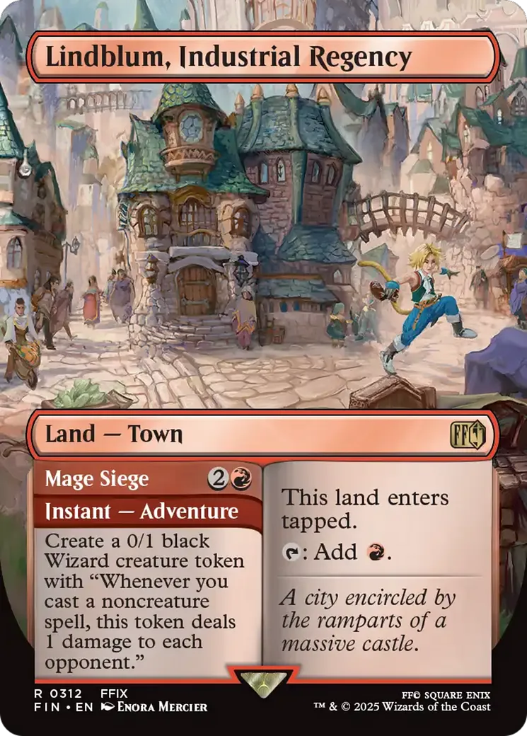 Lindblum, Industrial Regency // Mage Siege — Final Fantasy — Magic: The Gathering