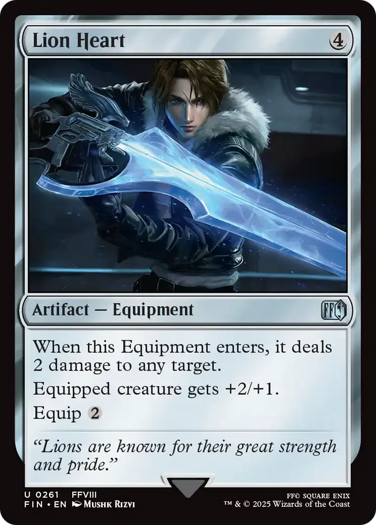 Lion Heart — Final Fantasy — Magic: The Gathering