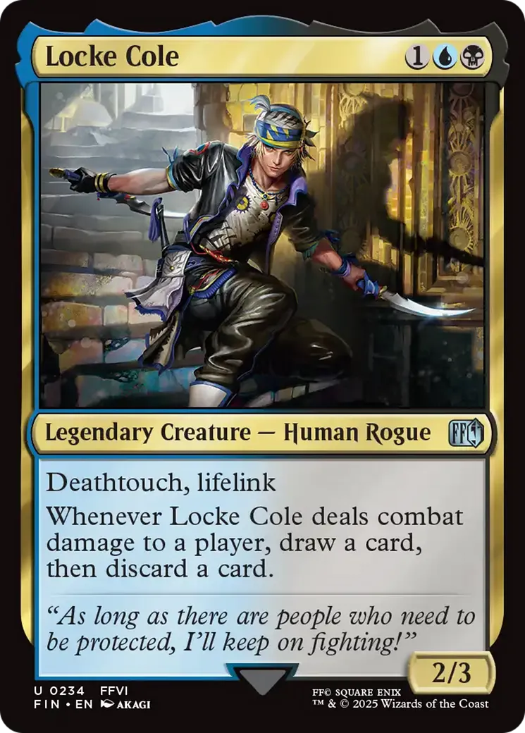 Locke Cole — Final Fantasy — Magic: The Gathering