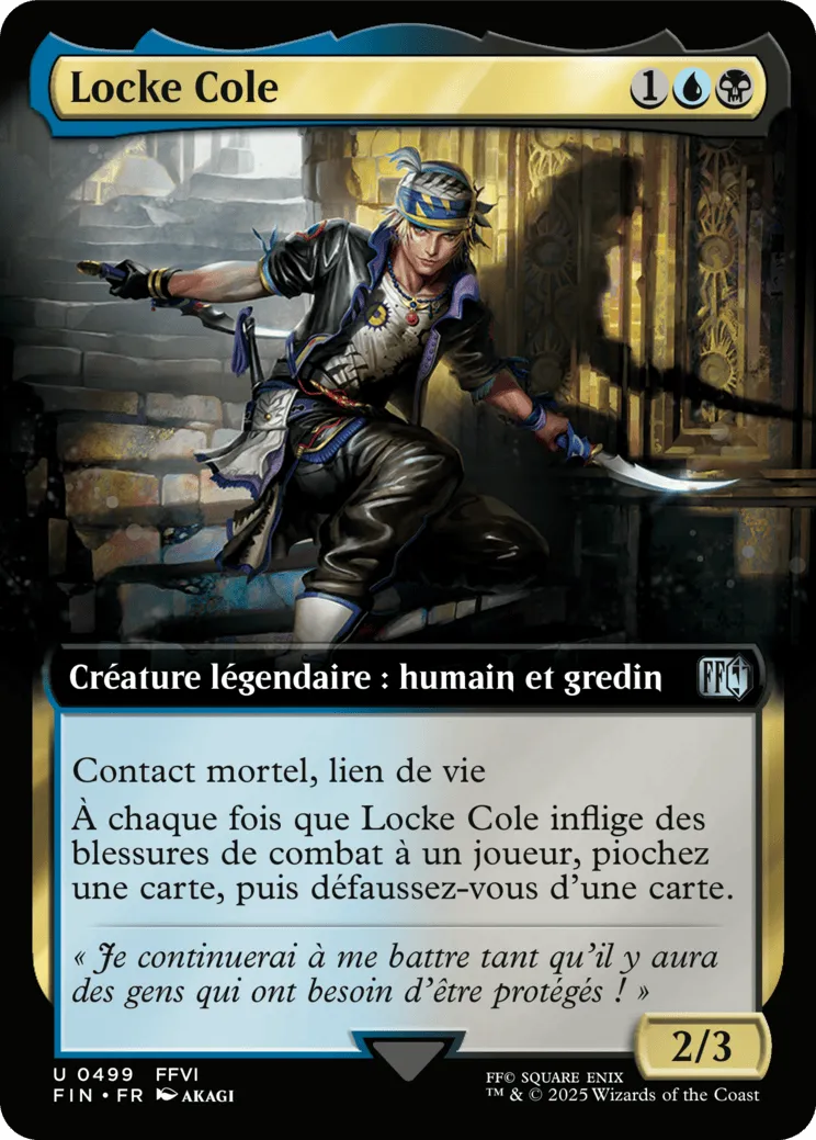 Locke Cole — Final Fantasy — Magic: The Gathering