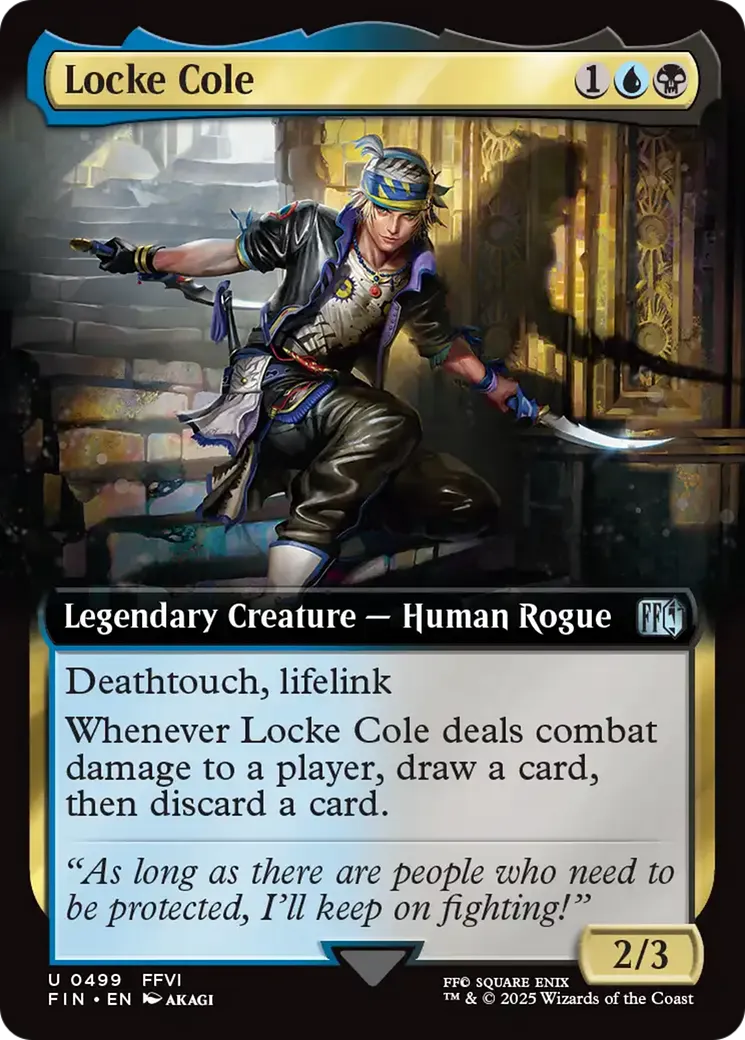 Locke Cole — Final Fantasy — Magic: The Gathering