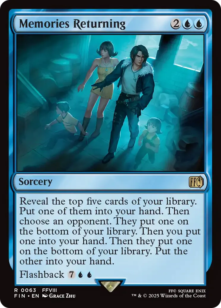 Souvenirs ressurgissants — Final Fantasy — Magic: The Gathering
