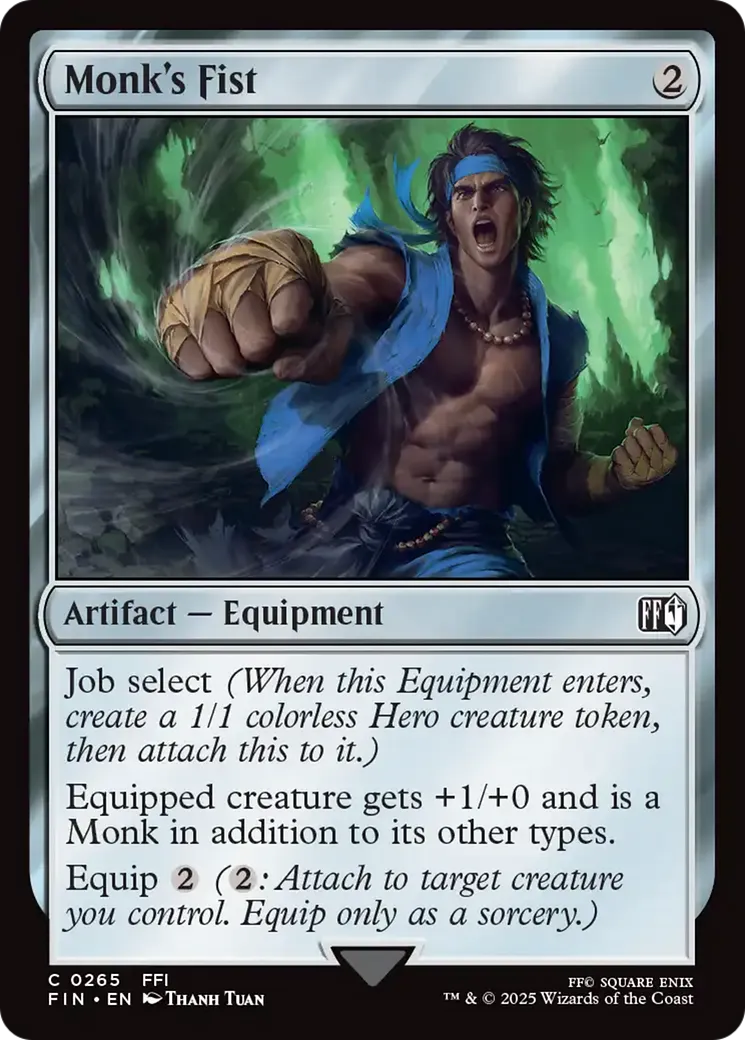 Poing du moine — Final Fantasy — Magic: The Gathering