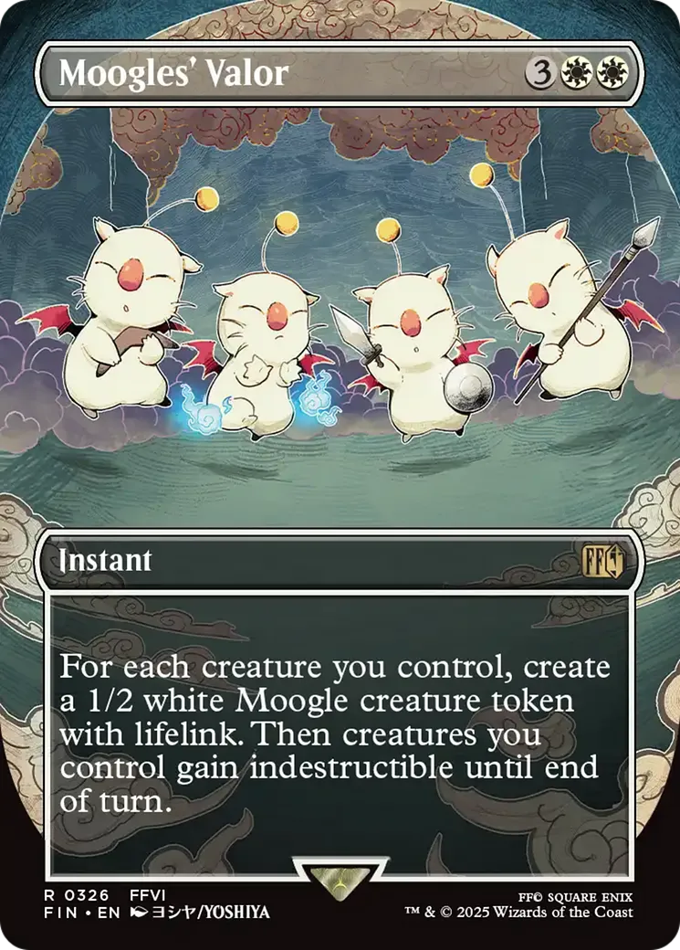 Moogles' Valor — Final Fantasy — Magic: The Gathering