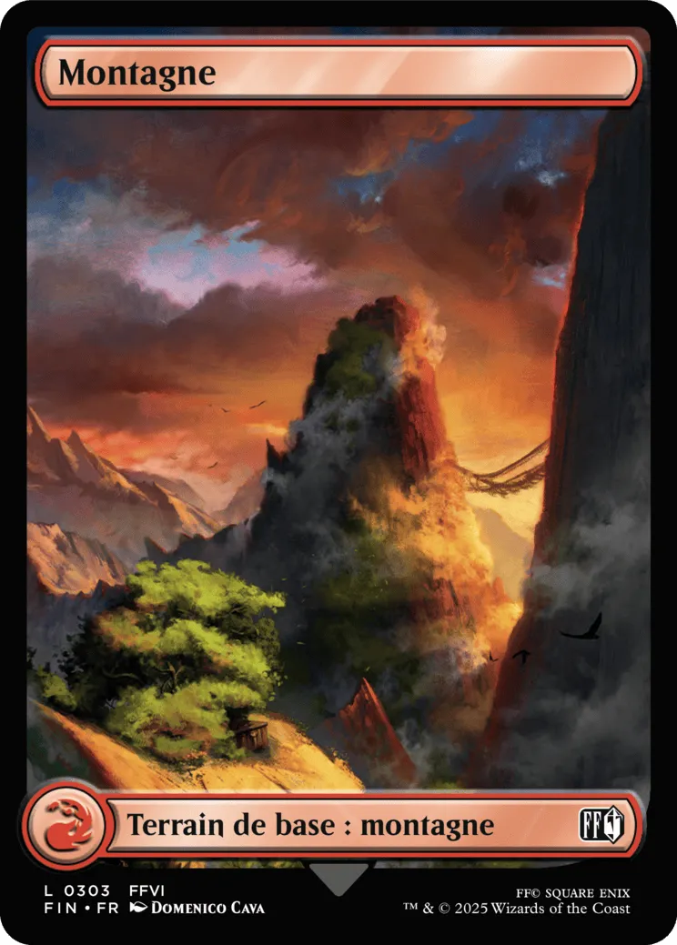 Montagne — Final Fantasy — Magic: The Gathering