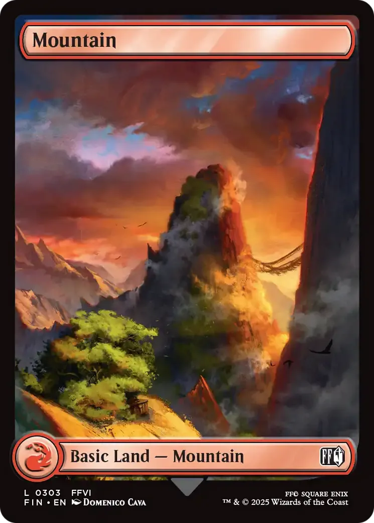 Montagne — Final Fantasy — Magic: The Gathering