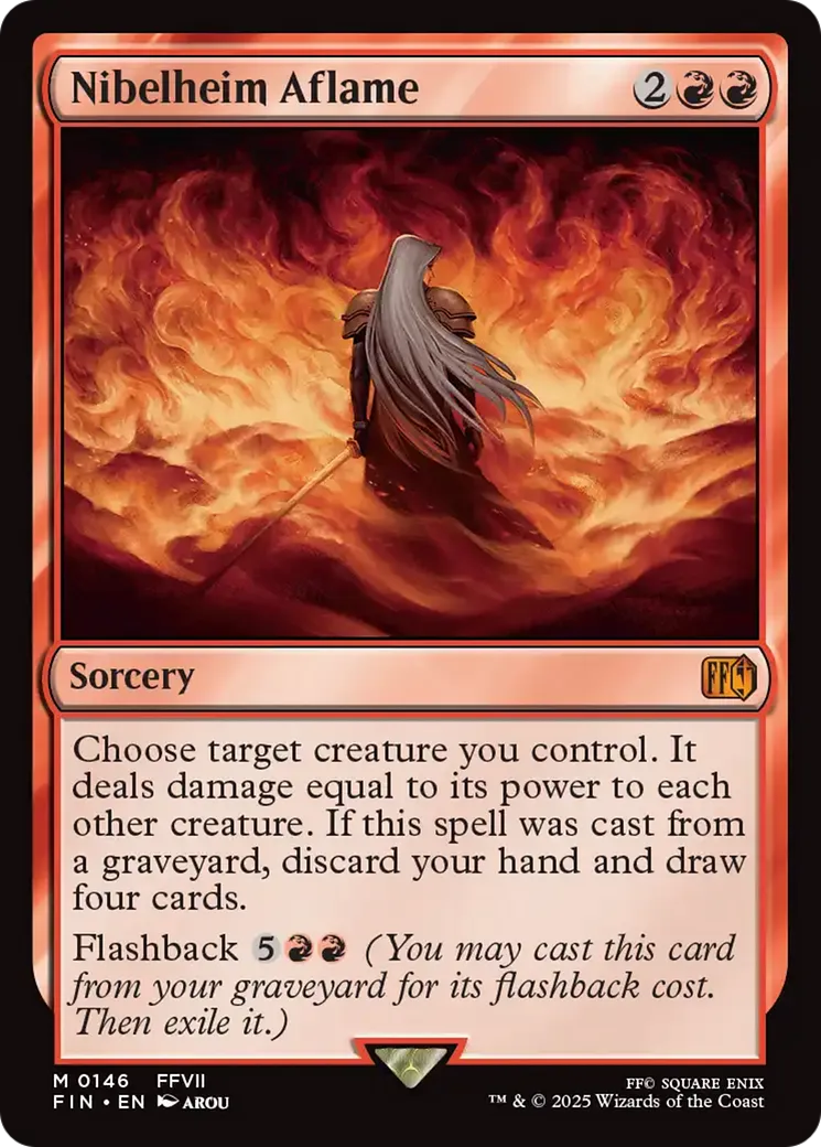 Nibelheim en feu — Final Fantasy — Magic: The Gathering