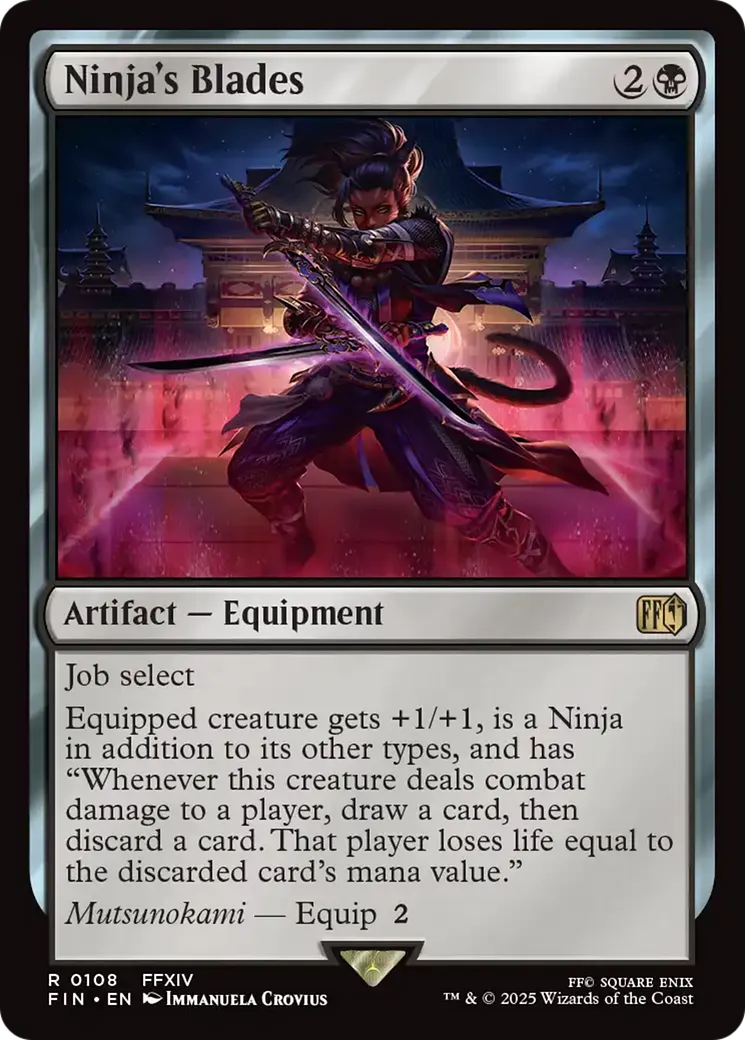 Ninja's Blades — Final Fantasy — Magic: The Gathering