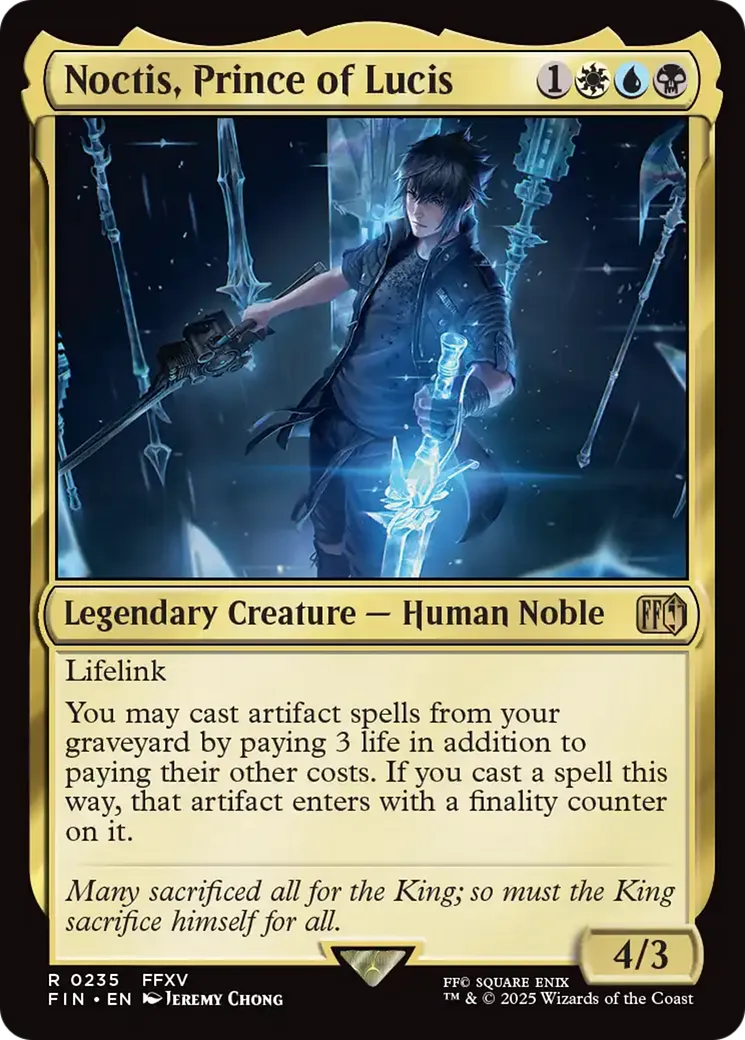 Noctis, Prince of Lucis — Final Fantasy — Magic: The Gathering