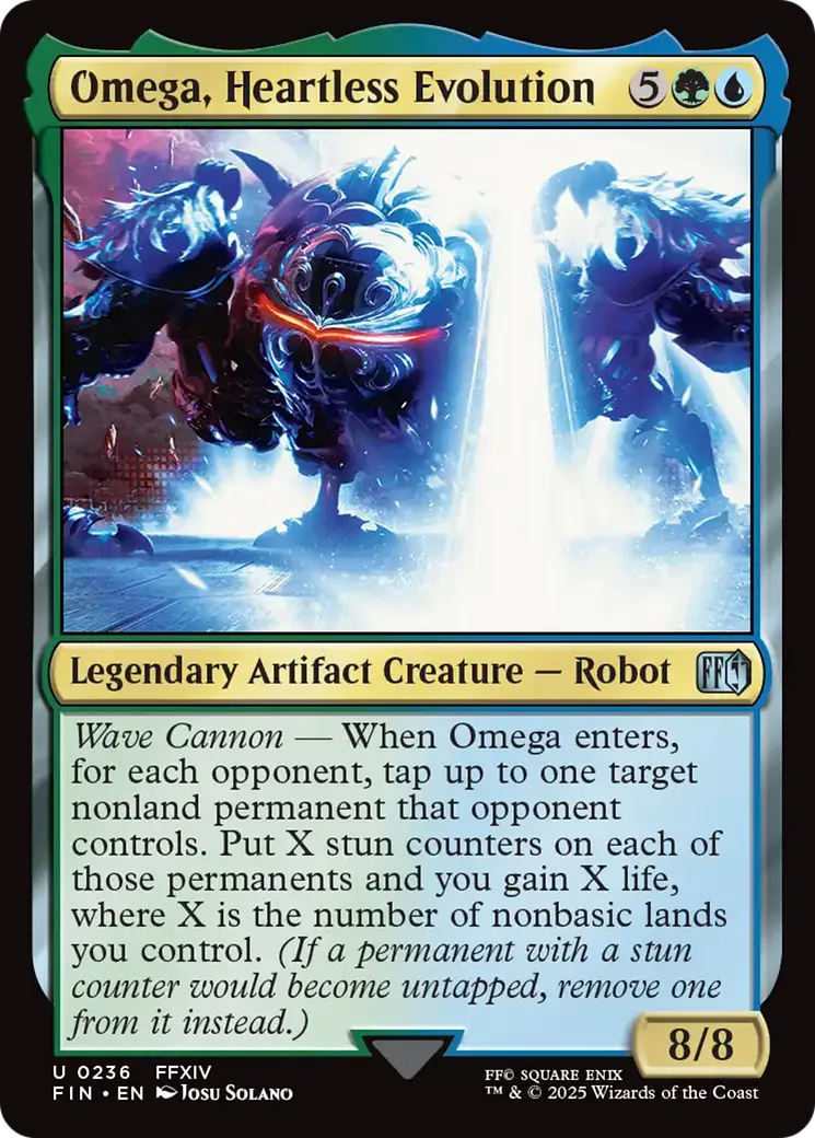 Oméga, arme acardiaque — Final Fantasy — Magic: The Gathering