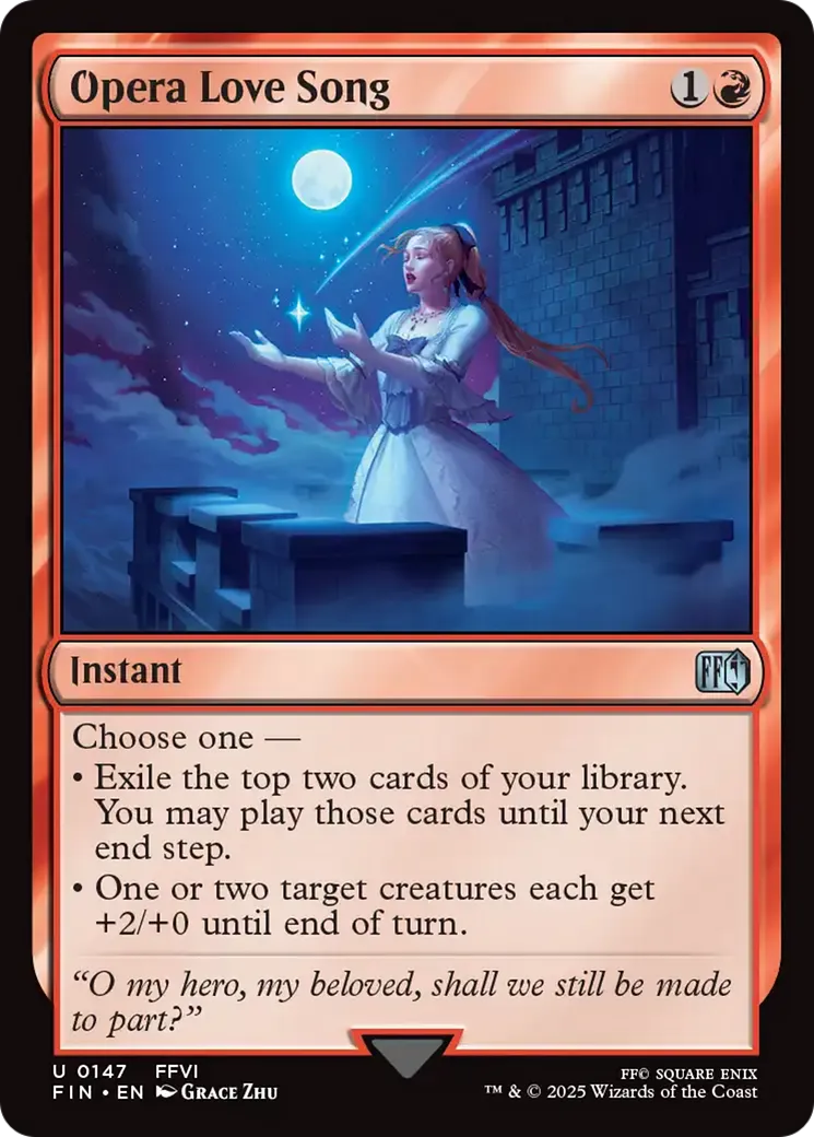 Opera Love Song — Final Fantasy — Magic: The Gathering