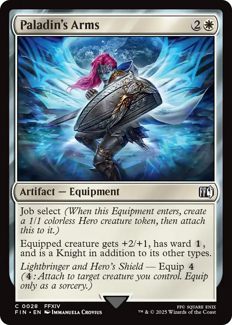 Armes de paladin — Final Fantasy — Magic: The Gathering