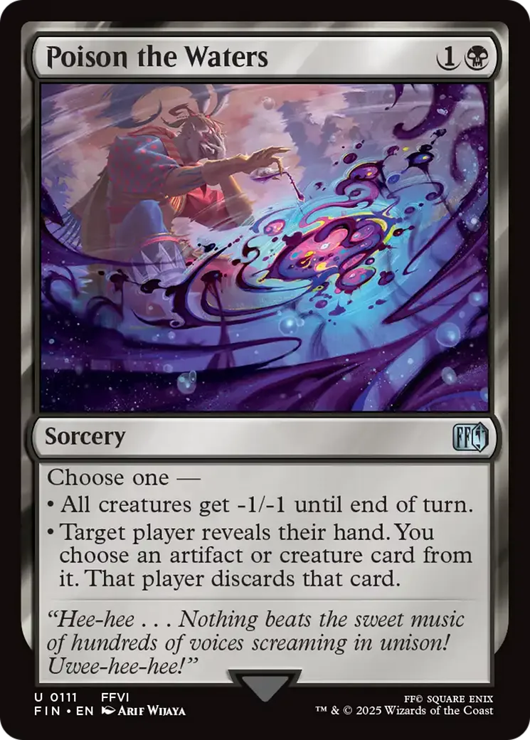 Poison the Waters — Final Fantasy — Magic: The Gathering