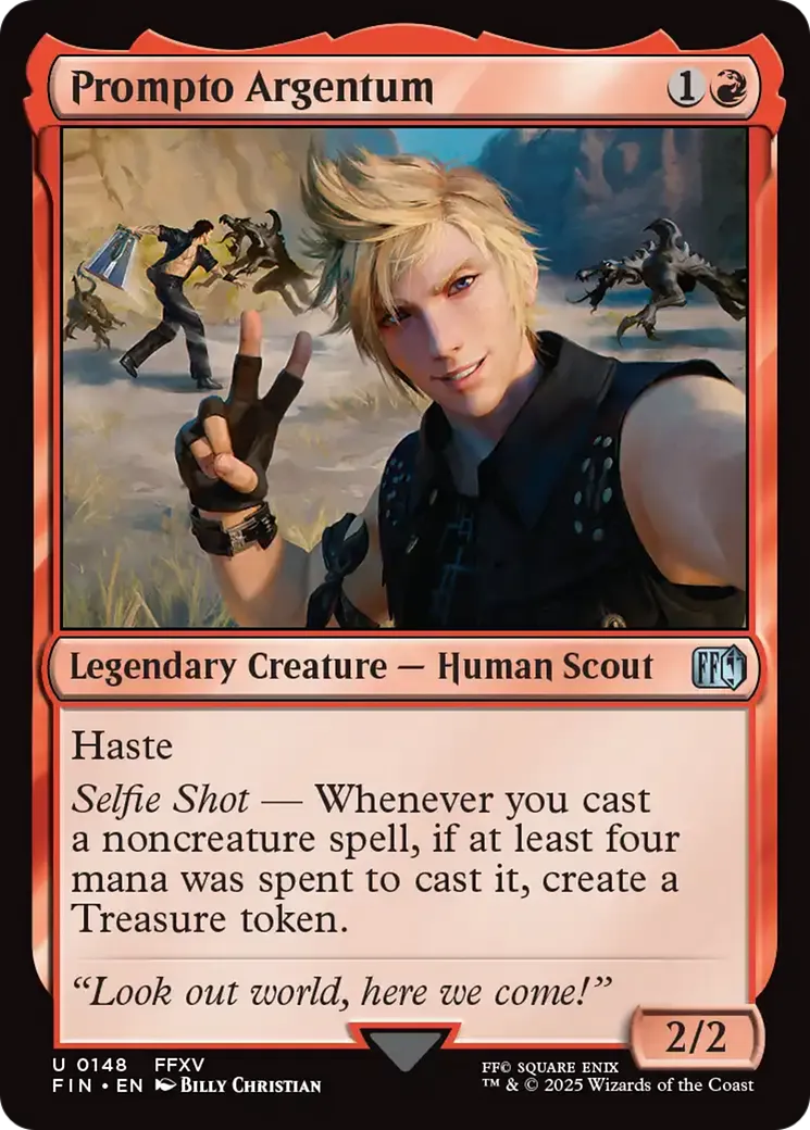 Prompto Argentum — Final Fantasy — Magic: The Gathering