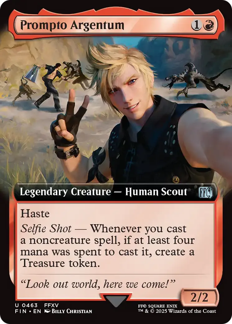 Prompto Argentum — Final Fantasy — Magic: The Gathering
