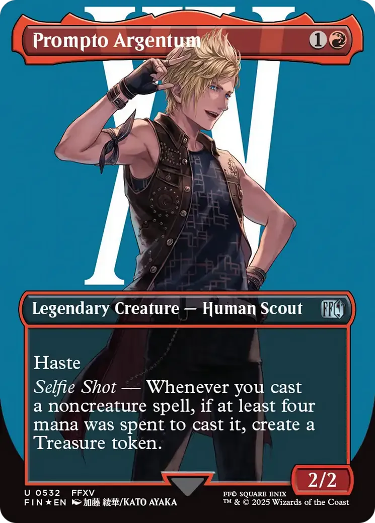 Prompto Argentum — Final Fantasy — Magic: The Gathering