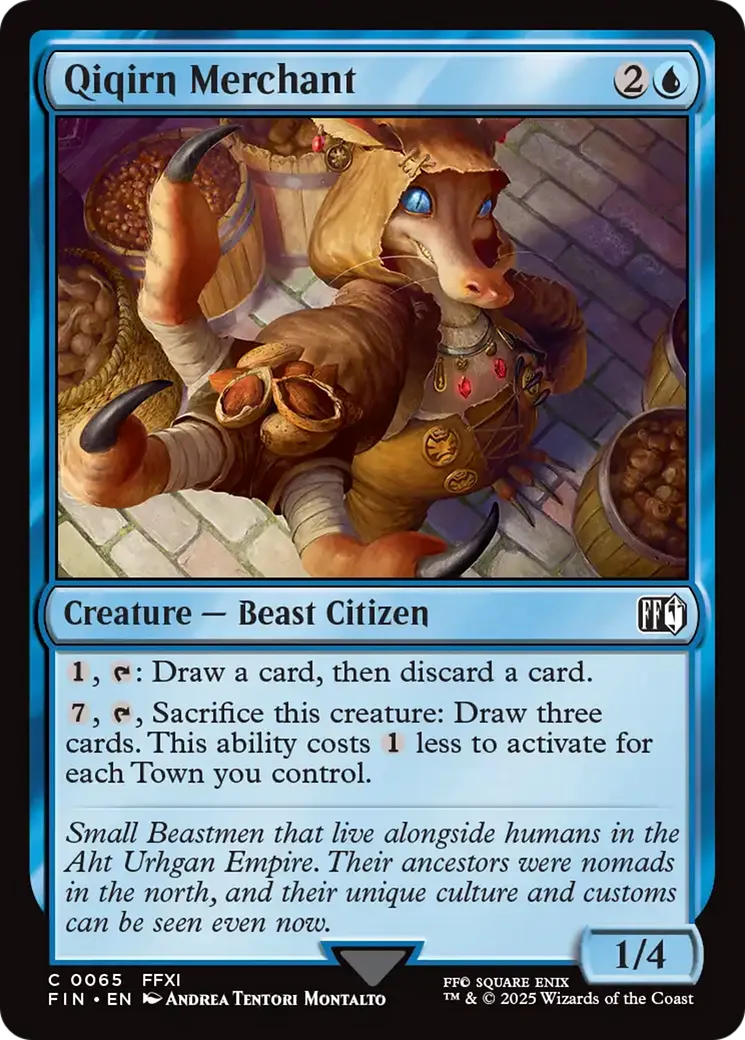 Marchand qiqirn — Final Fantasy — Magic: The Gathering