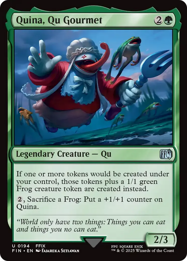 Quina, Qu Gourmet — Final Fantasy — Magic: The Gathering