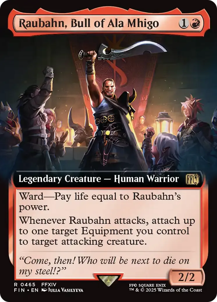 Raubahn, Bull of Ala Mhigo — Final Fantasy — Magic: The Gathering