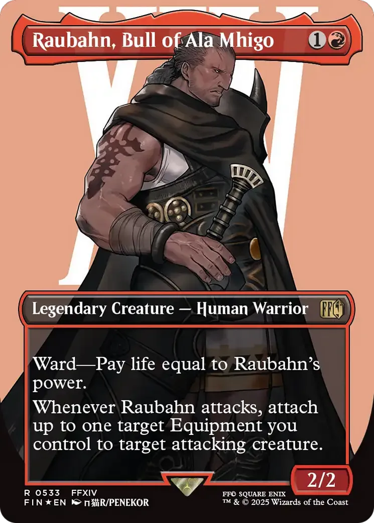 Raubahn, le taureau d'Ala Mhigo — Final Fantasy — Magic: The Gathering
